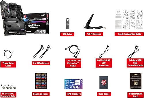 Miniatura 6 de MSI MPG X570S Carbon MAX WiFi Gaming Placa base (ATX, AMD, Socket AM4. DDR4, PCIe 4, CFX, M.2 ranuras, Wi-Fi 6E)