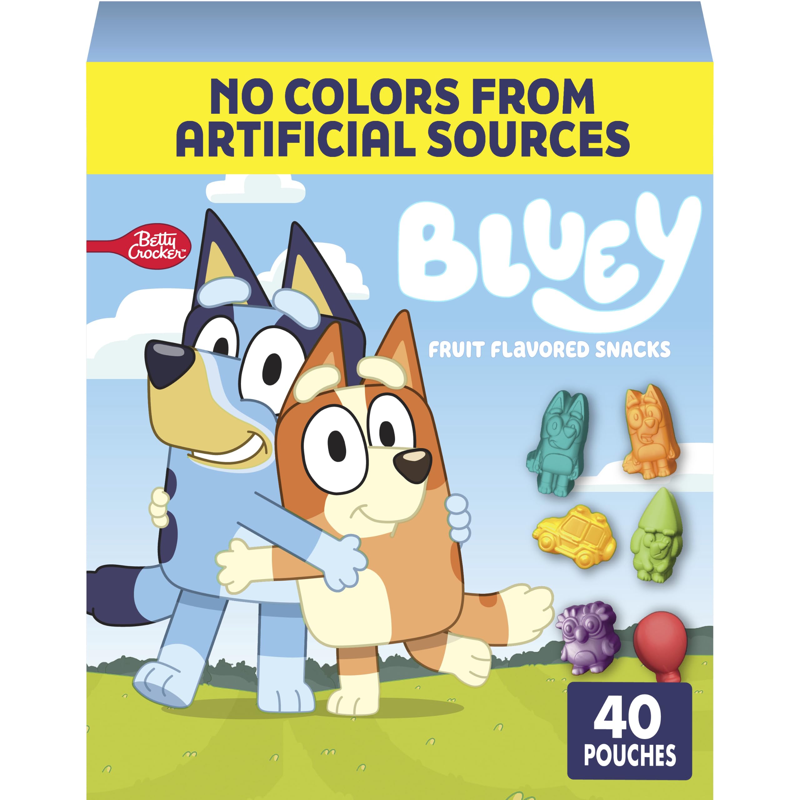 Amazon.com: Bluey Fruit Flavored Snacks, Gluten Free, Family Pack