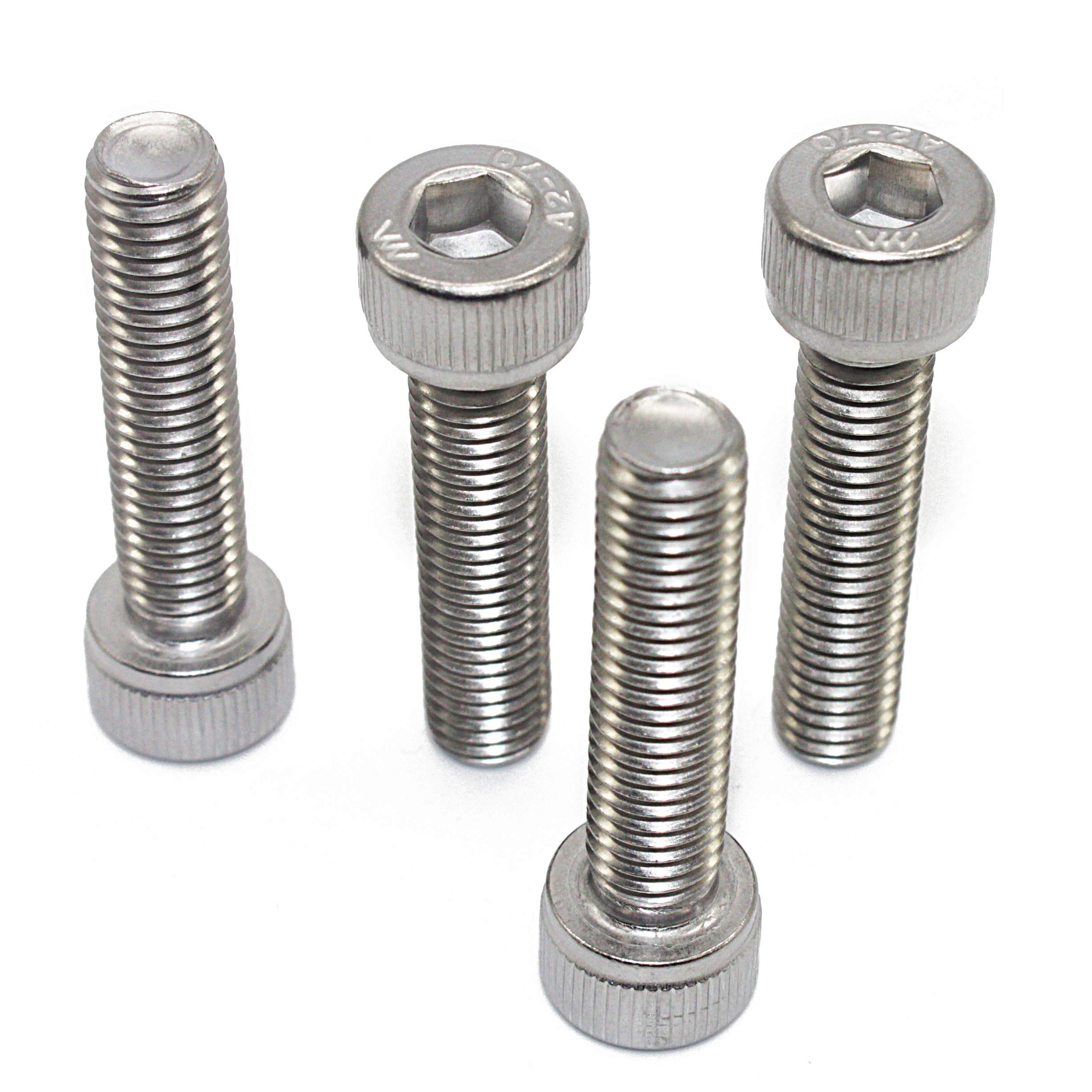 Hexagon Socket Screws 8mm M8 DIN 912 Stainless Steel A2-70, Silber, (10 Stück) M8 x 40 mm - Image 2