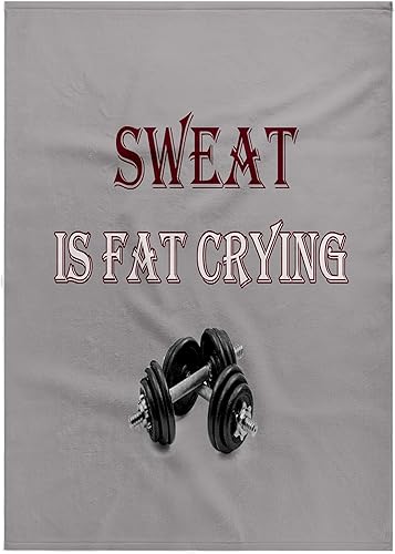 Miniatura 8 de 3D Rose Sweat is Fat Crying. Gym Workout Sport. Toalla popular TWL_214161_1, 15 x 22 pulgadas