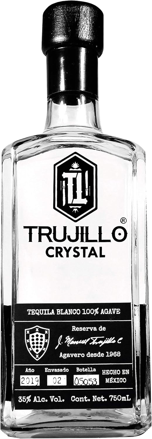 Tequila Trujillo Crystal Blanco Cristalino 750ml