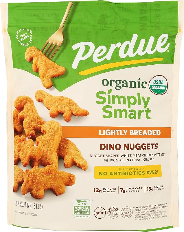 Perdue Organic Simply Smart Dino Nuggets, 24 OZ