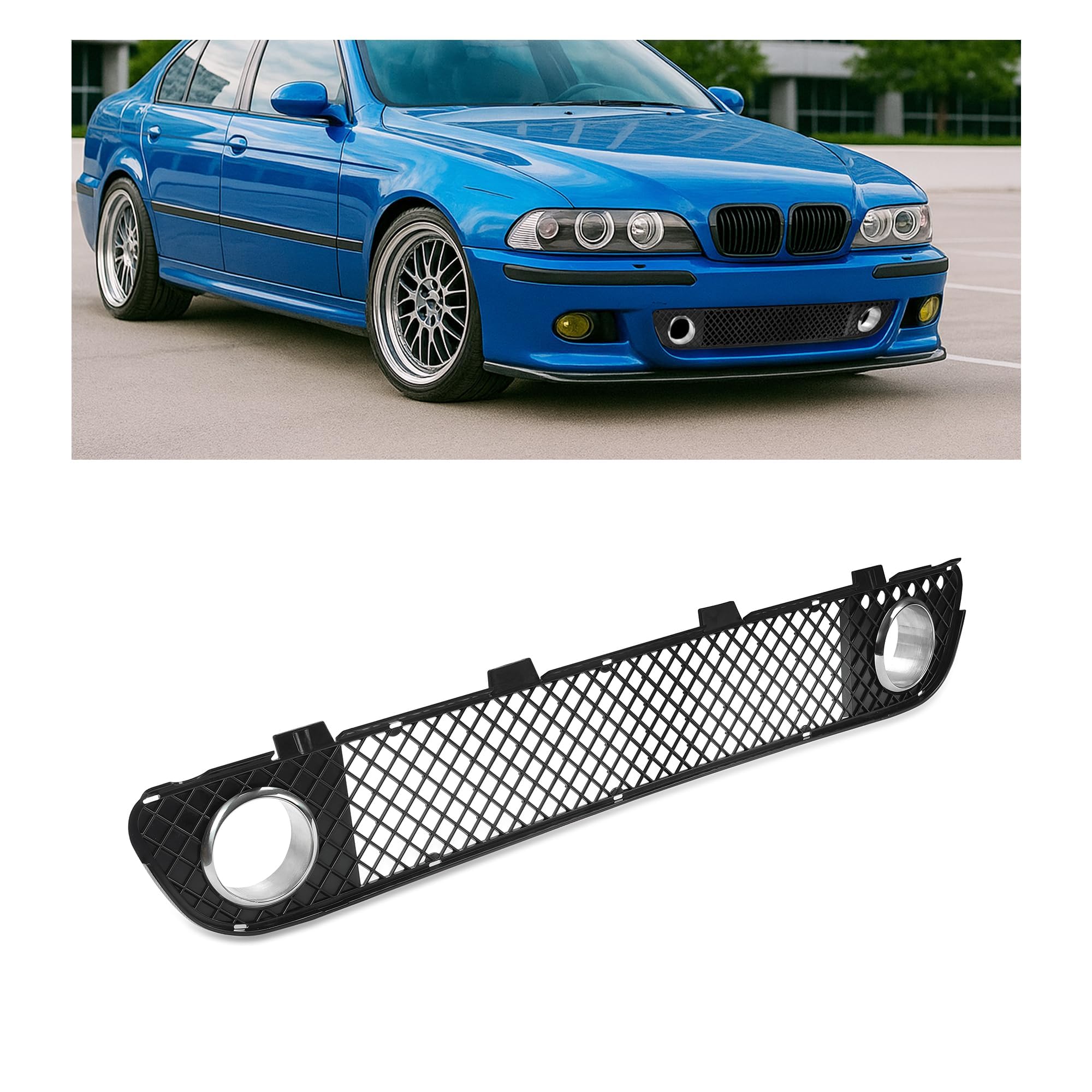 Amazon.com: ECOTRIC Bumper Grille Compatible with 1996-2003 E39 M5