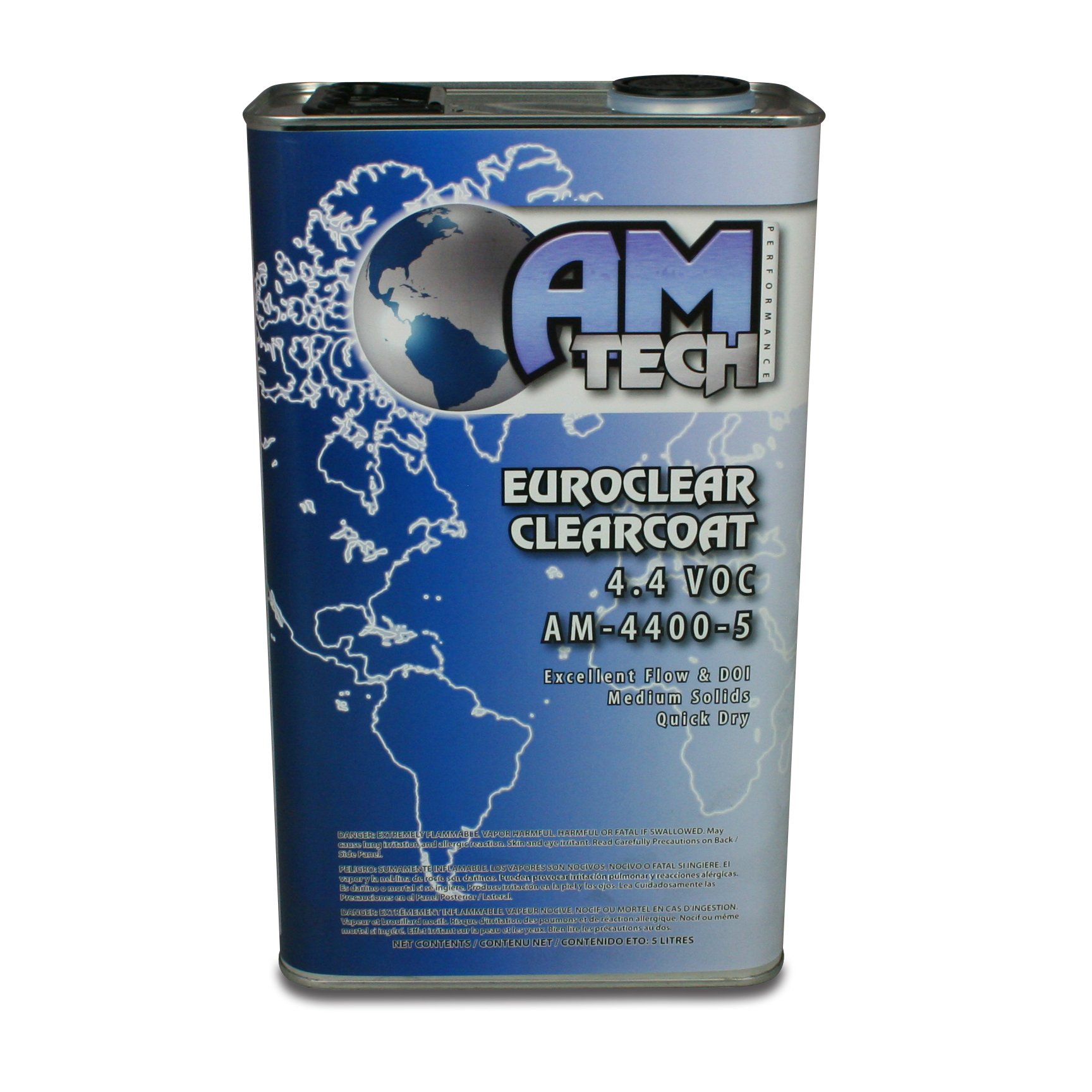 Amtech am-4400ユーロクリア4.4 VOCキットIncludes Activator (混合比2 : 1 ) AM-4400