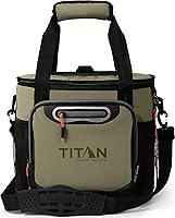 Vista 8 de Titan by Arctic Zone Soft Sided Cooler Tote, Insulated Bag with Handle, Shoulder Strap, and Zipper for Lunch, Picnic, and Travel, 30 Can Capacity