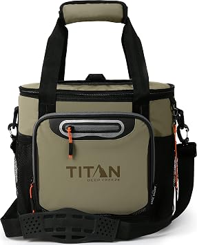 Arctic Zone Titan Deep Freeze 24 Can Insulated Bucket Tote Cooler, Color Moss or Blue