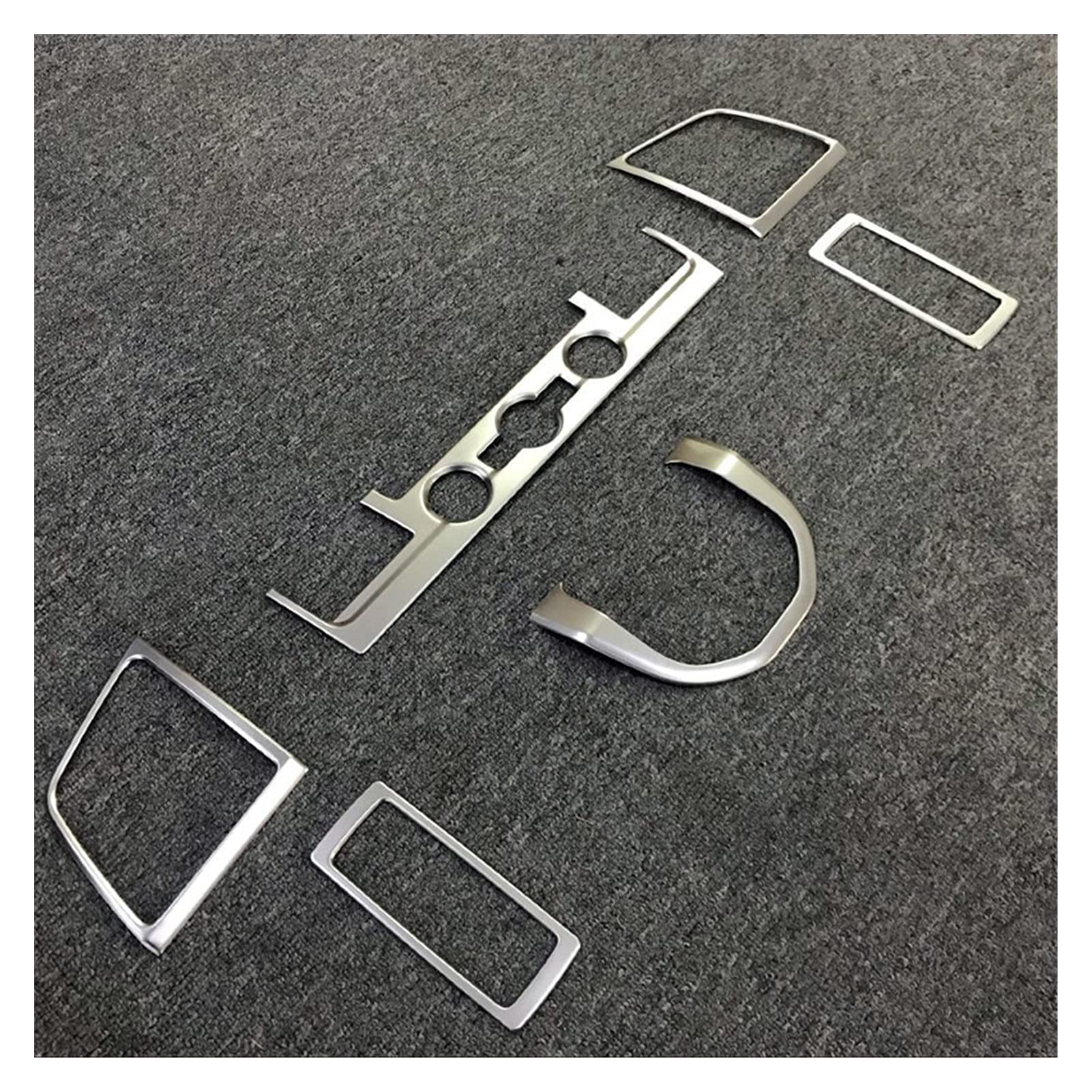 MENGKE Ajuste for Volkswagen Transporter (T6) Caravelle 2017 2018 2019 Set de bobholte de Acero Inoxidable Conjunto de Accesorios for automóviles Interior 6pcs