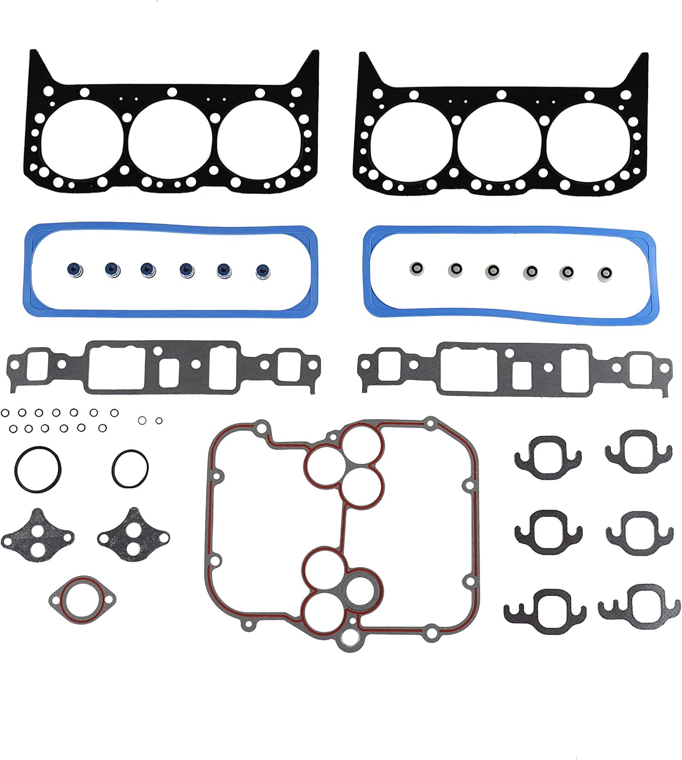 DNJ HGS3188 Graphite Cylinder Head Gasket Set for 1992-1993 Chevrolet, GMC, Oldsmobile Astro, Bravada, Jimmy 4.3L V6 12V OHV 262cid