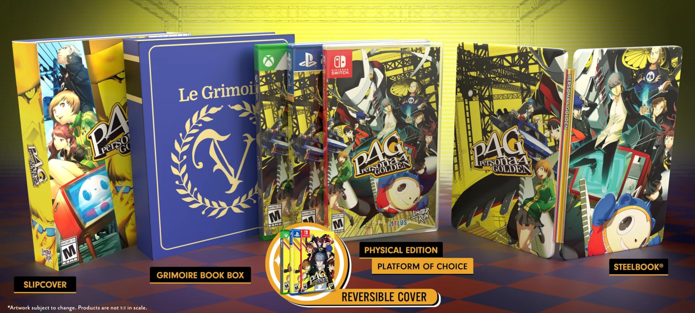 LIMITED RUN ペルソナ4ゴールデングリモワールエディション Amazon.com: Persona 4 Golden Grimoire Edition (Limited Run