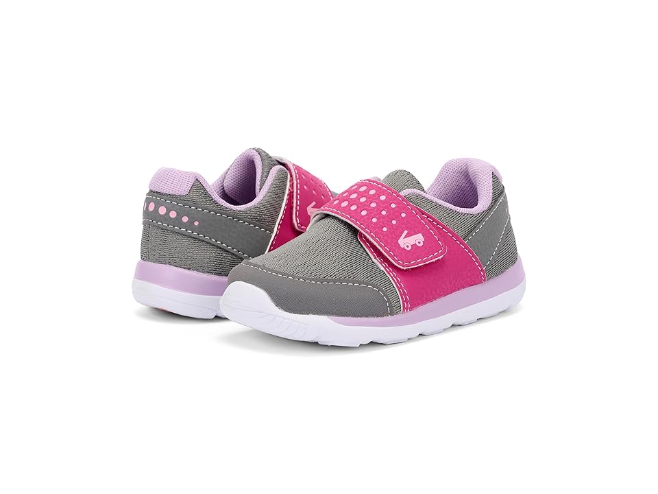 Size 11 See Kai Run Kids Ryder II FlexiRun (Toddler/Little Kid) (Gray/Berry) Girl's Shoes