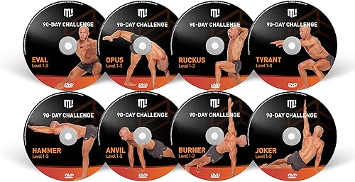 Miniatura 2 de MARK LAUREN DVD de entrenamiento - Desafío de 90 días de peso corporal Programa de ejercicios de peso corporal Total Fitness