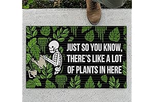 TUNIU Just So You Know There's Like A Lot of Plants in Here Doormat