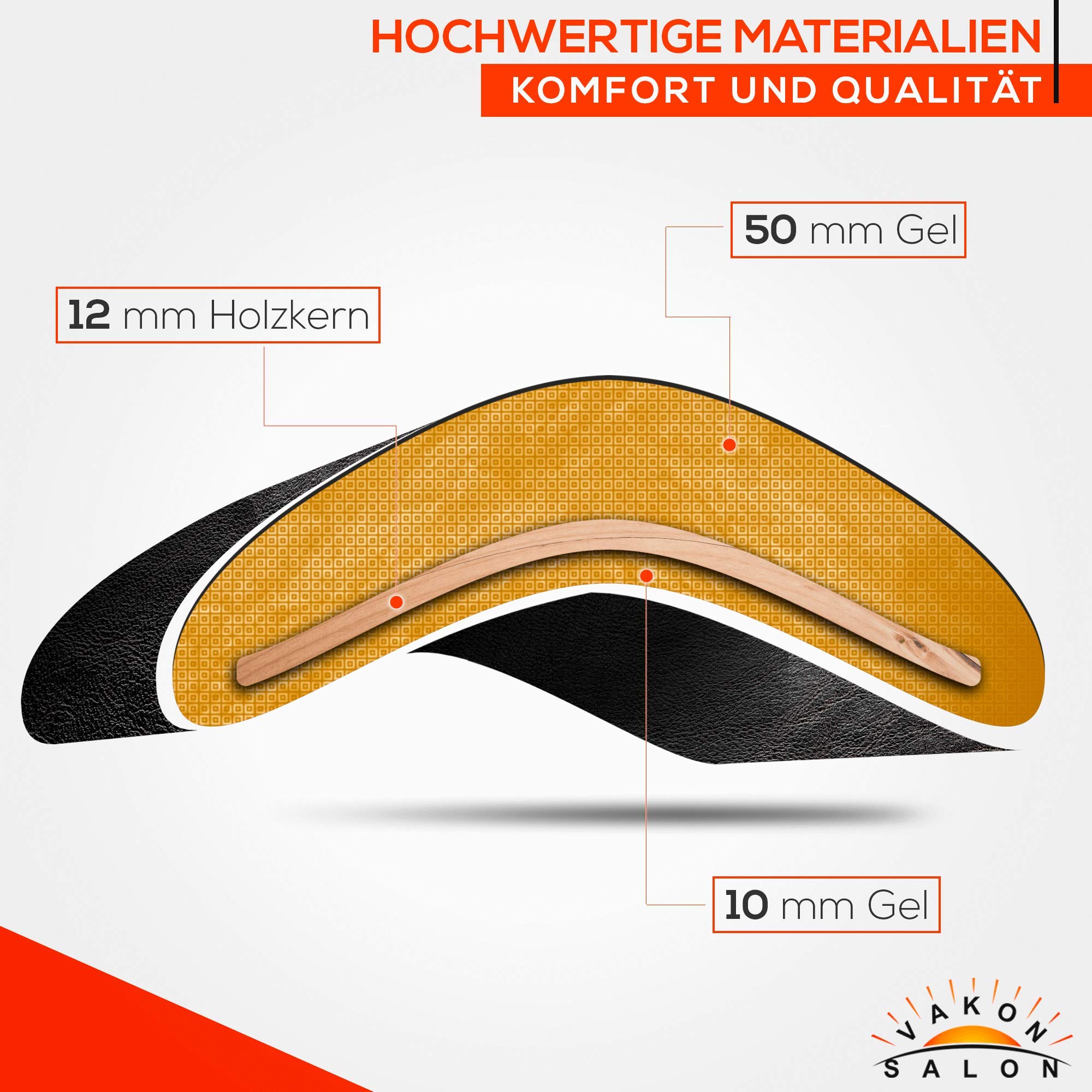 Sattelsitz Rollhocker höhenverstellbar von 55-75 cm auf Premiumrollen, Drehhocker, Rollhocker, Praxishocker, Bürohocker, Sattelhocker