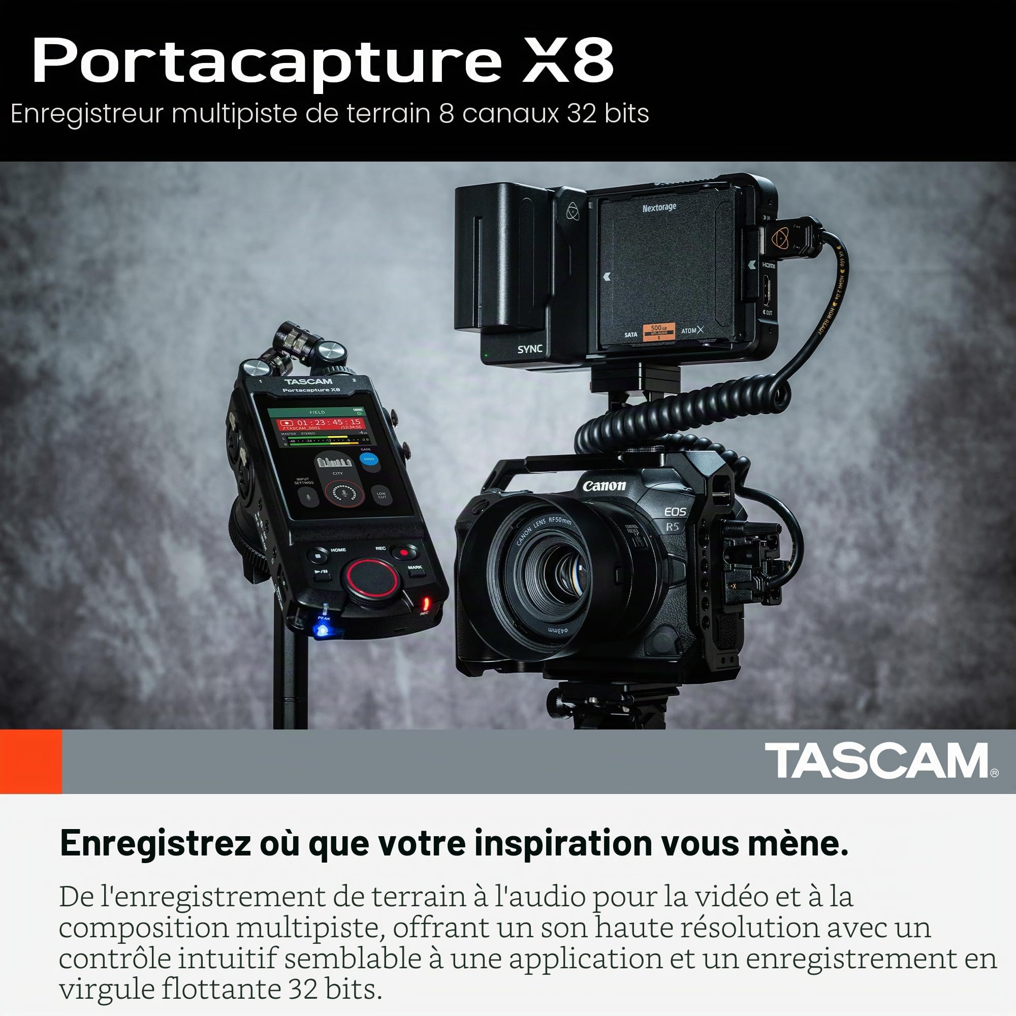 Tascam PORTACAPTURE X8 usb2.0