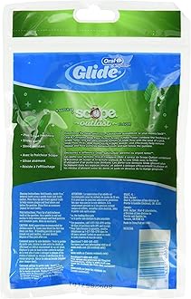 Glide Plusx 40mm Outlast Floss Picks Long Lasting Mint, 75 Count (Pack of 3)