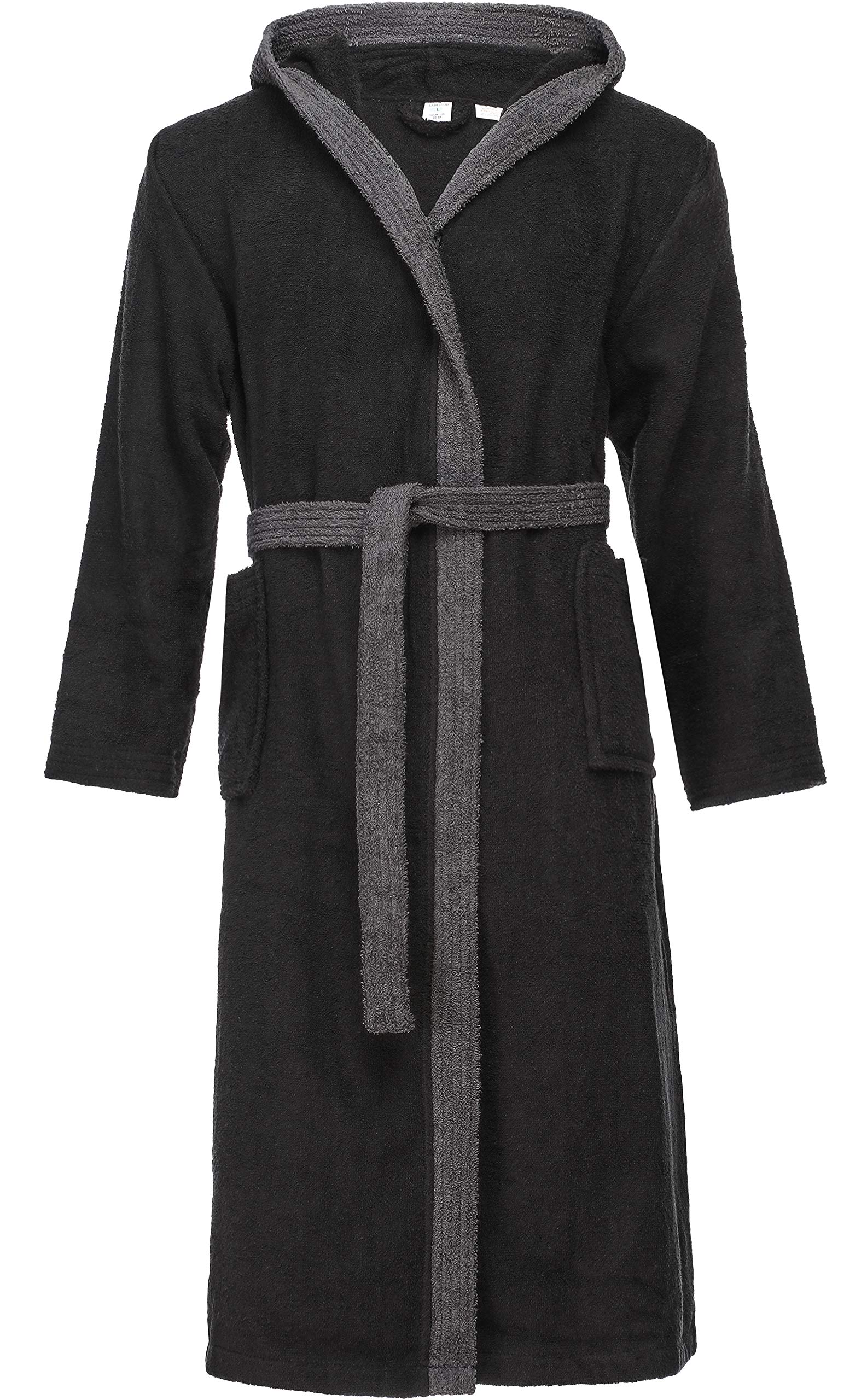 Ladeheid Herren Frottee Bademantel aus 100% Baumwolle LA40-101