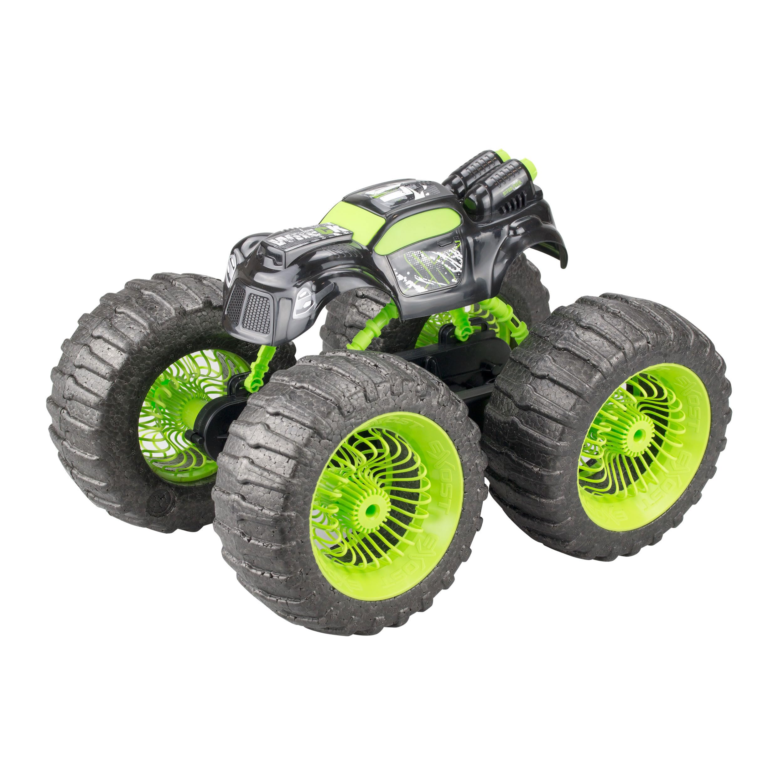 Exost Rhino Wave, 20285, zdalnie sterowany samochód, terenowy, opony XXL ze zintegrowanym zawieszeniem, rolka po wodzie, akumulator, zabawki dla dzieci, od 5 lat