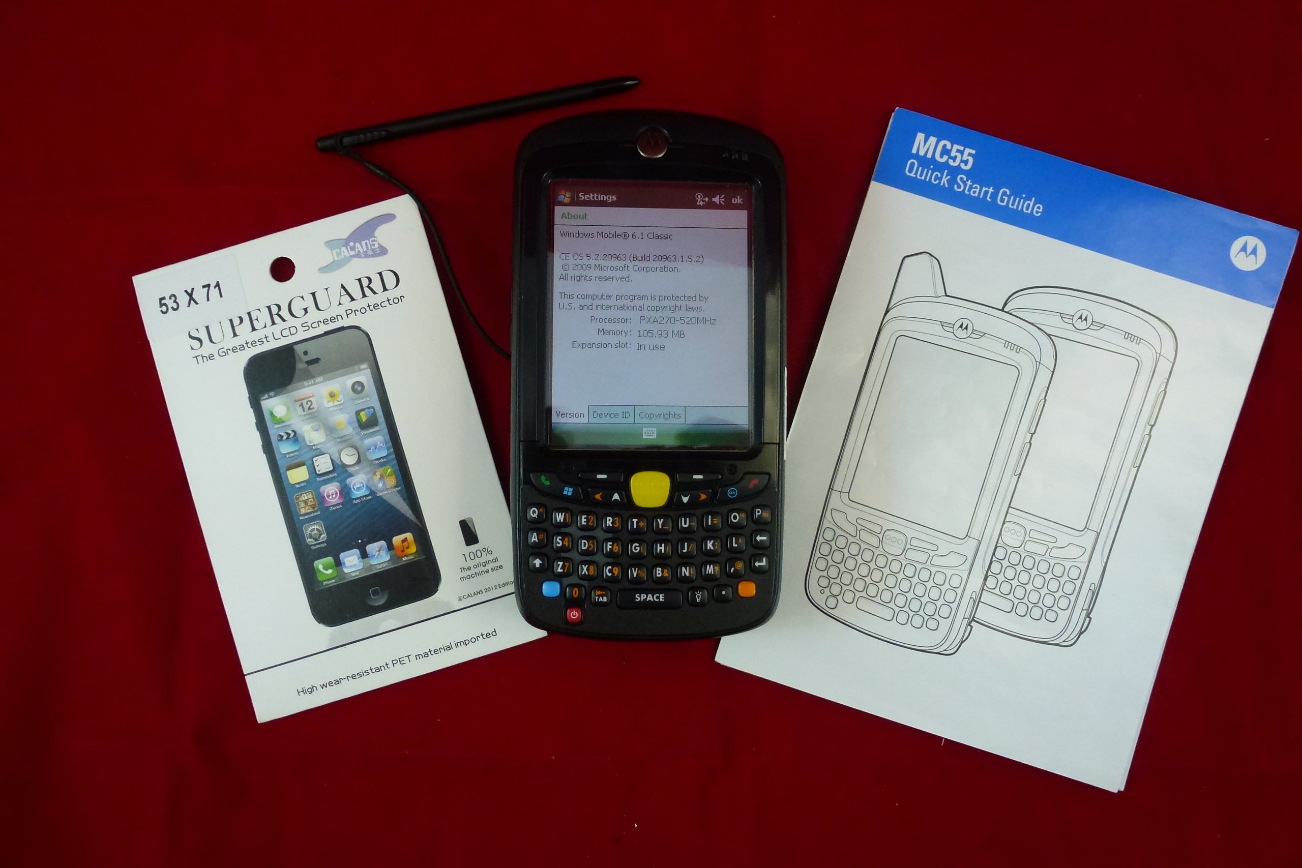 Motorola MC55 Handheld Computer - MC5590 / Term L/P 1D/128/512