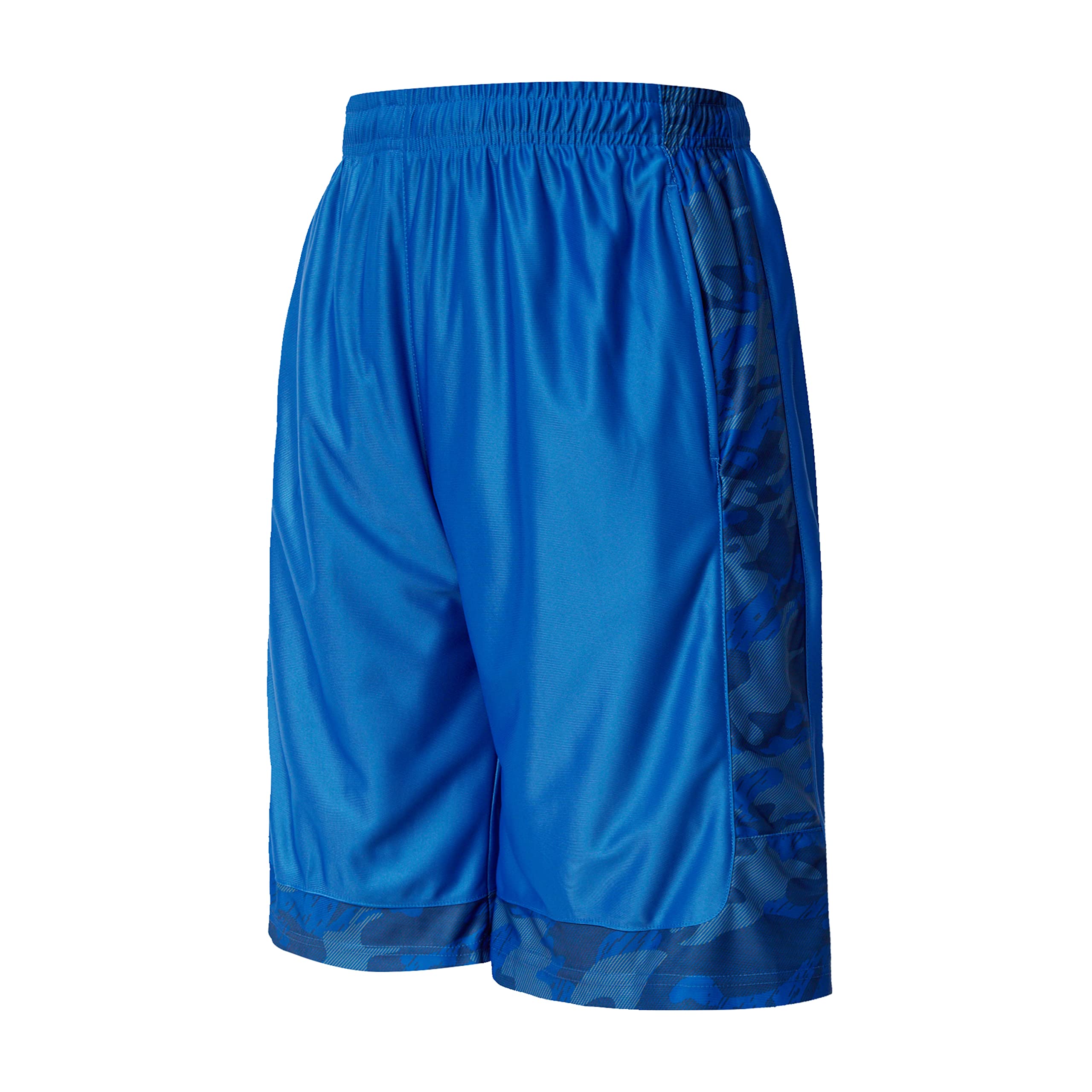 Urbex Men's Royal Basketball Quick-Dry Athletic Gym Shorts With Deep Pockets And Drawstring, X-Large