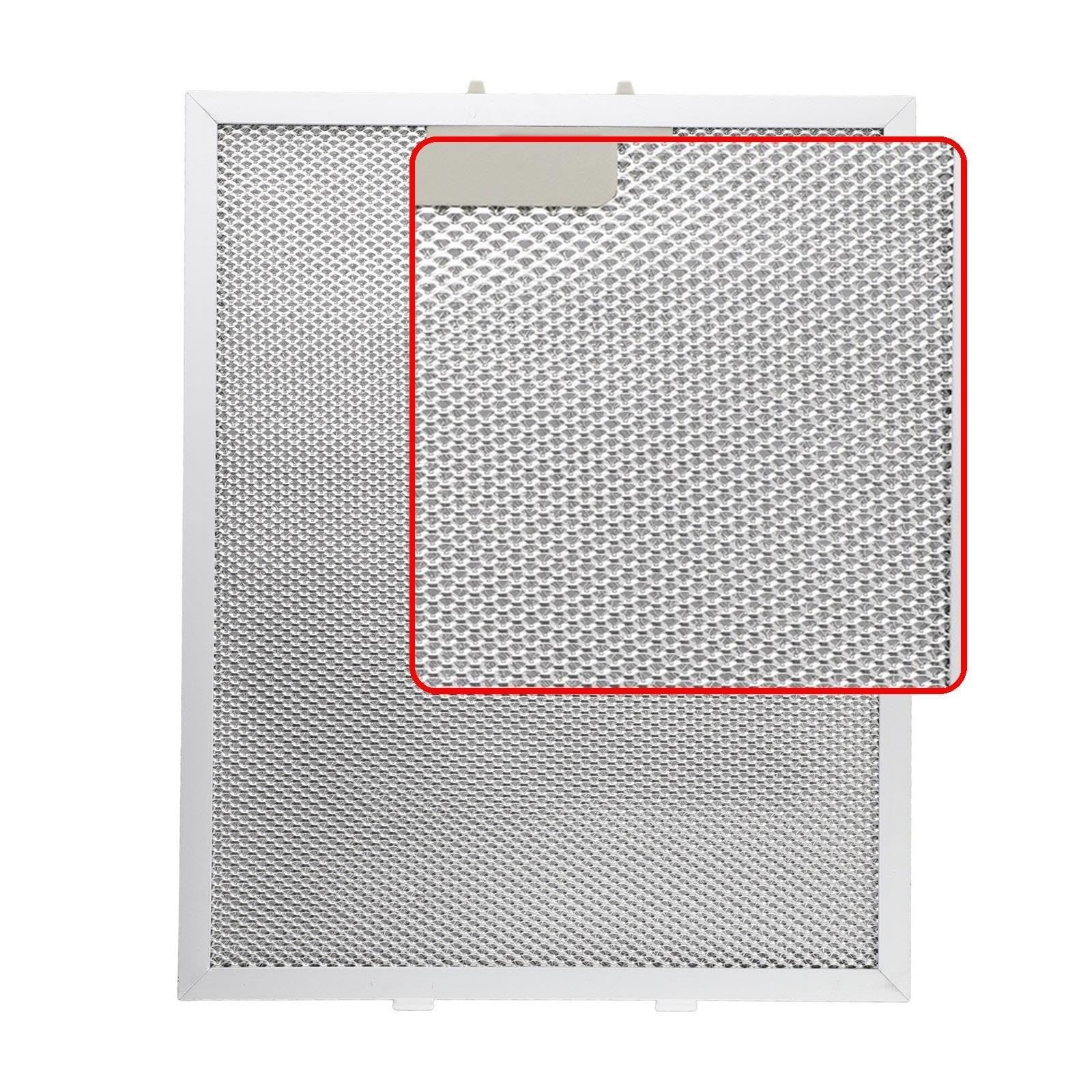 Filtro Capucha For Succión De Escape De Rango Grasa Metálica 250 X 310mm