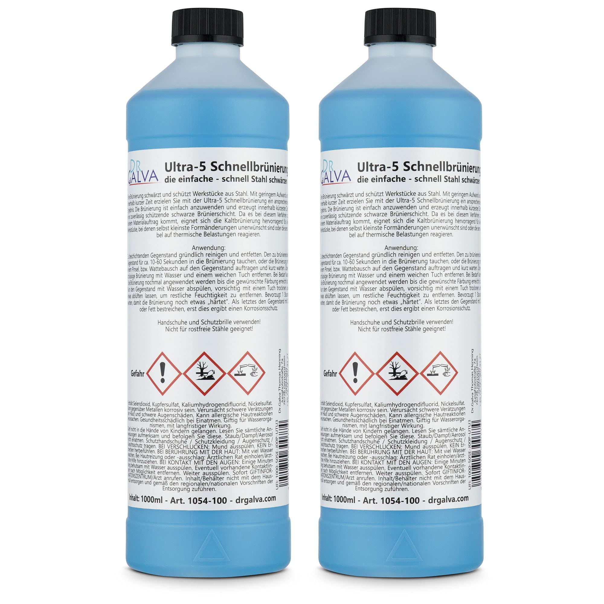 Ultra-5 Brunissage rapide 2000ml - "Le simple" - noircissez simplement l'acier rapidement