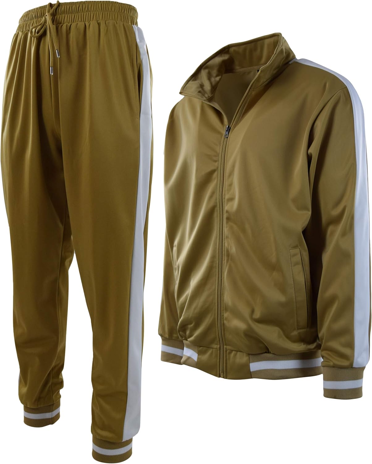 Men's athletic 2 piece tracksuit set Clearance