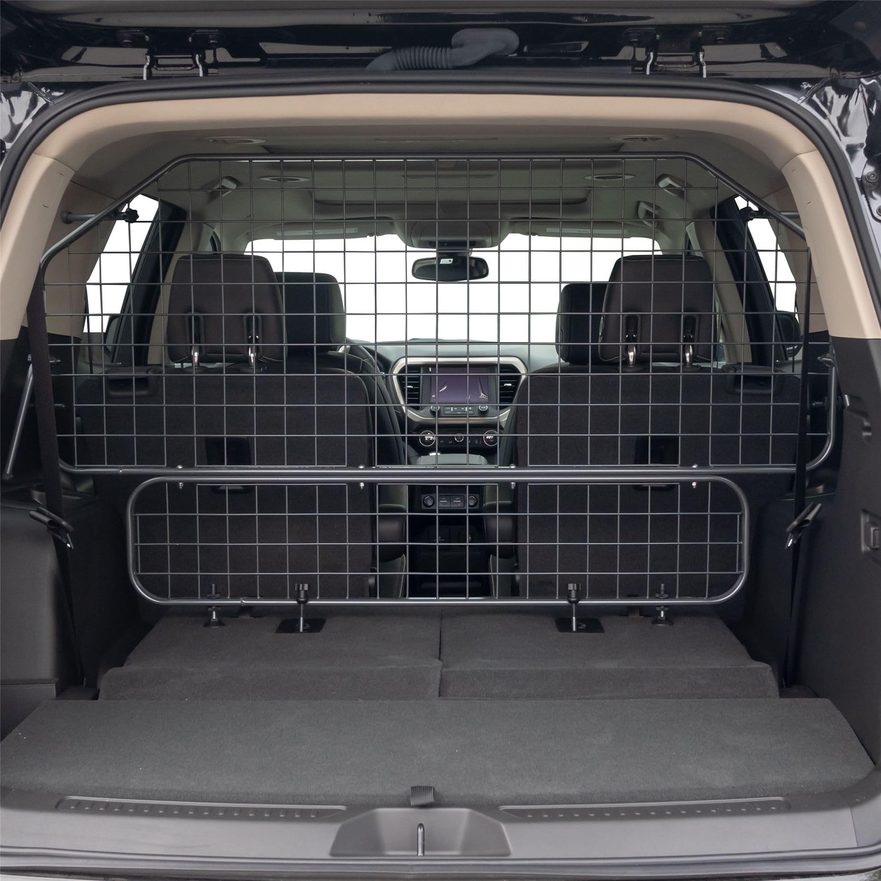 Travall Dog Guard Compatible with GMC Acadia Crossover (2016-2023) Vehicle Specific Trunk Guard Tailored Fit Luggage Barrier Load Separator Heavy Duty Powder Coated Steel Pet Barrier