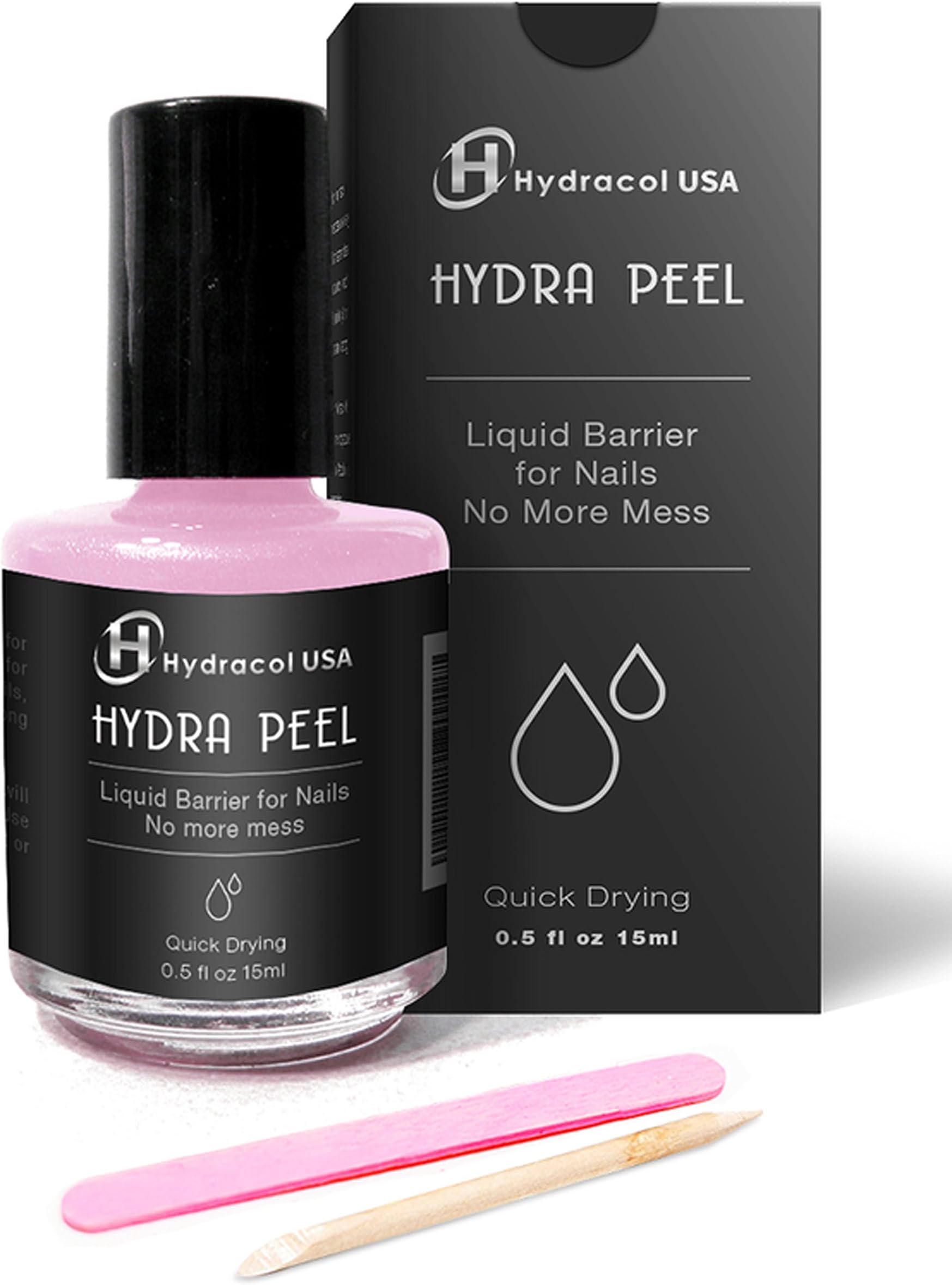 Liquid Latex For Nails, Cuticle Guard - Barrier Shields For Nail Art, Peel Off Nail Polish Barrier, Simply Peel Off Latex Nail Tape, Easy Cleanup Latex for Messy Nail Art - Nail Art Stamping Kit