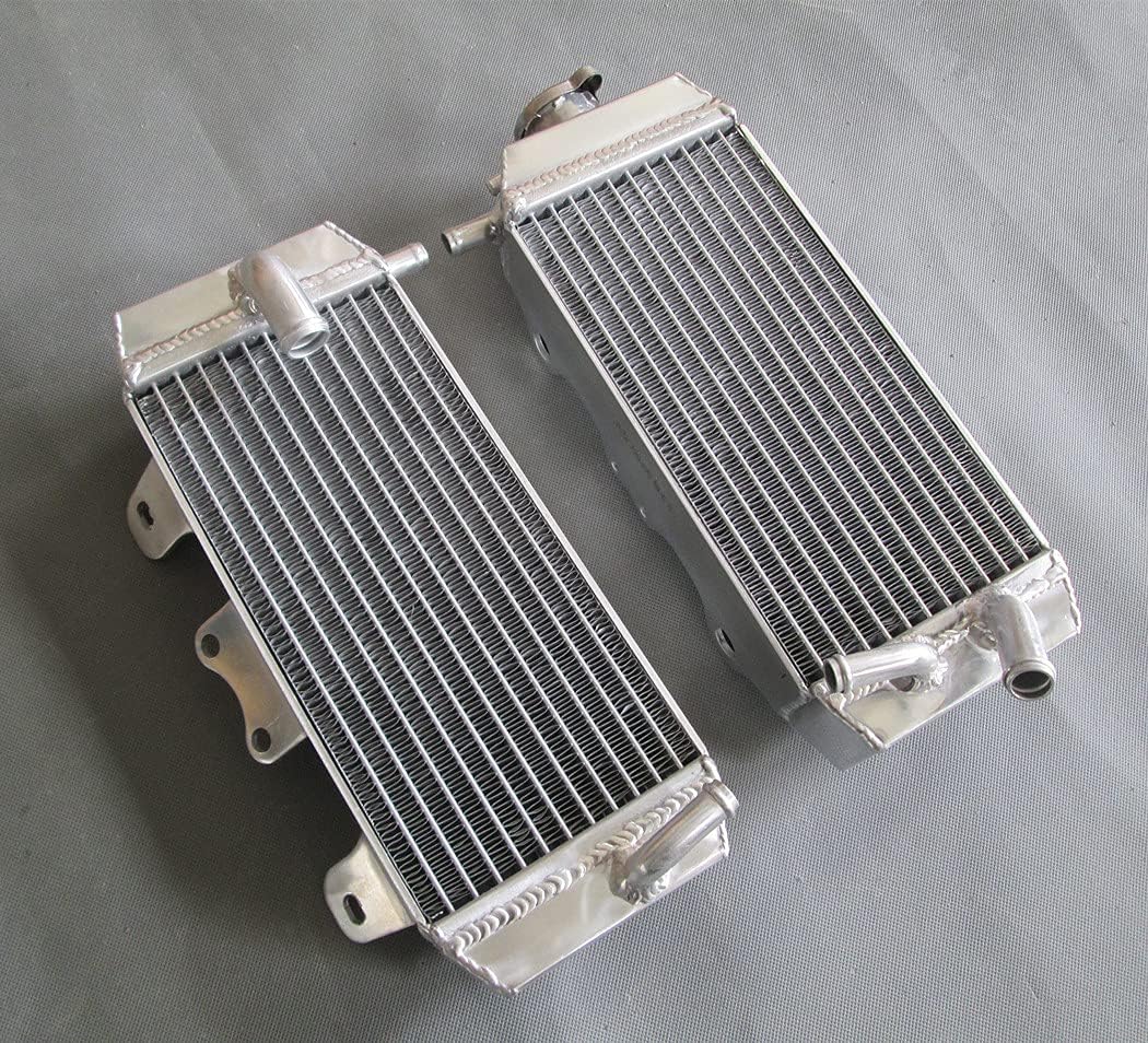 Aluminum Radiator + Silicone hose for 2007-2009 Yamaha YZ250F YZF250 2007 2008 2009 (Blue)