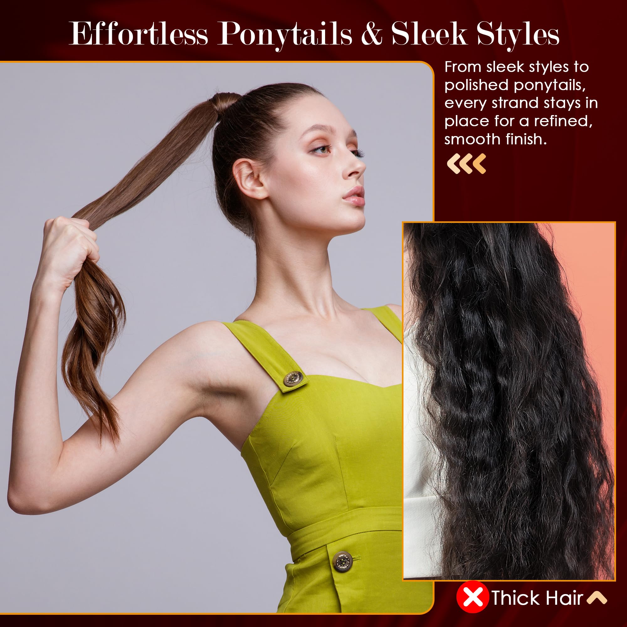 STYLEMATE Sapeli-Haarbürste aus Wildschweinborsten für Damen und Herren, weiche glatte Rückseite, Haarbürste für dünnes und feines Haar, glättende Haarbürste zum Polieren, Vertiefen und Stylen