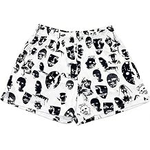 DIOTSR Mens Graphic Print Shorts Cool Mesh Basketball Shorts Casual Flat Front Shorts Summer Drawstring