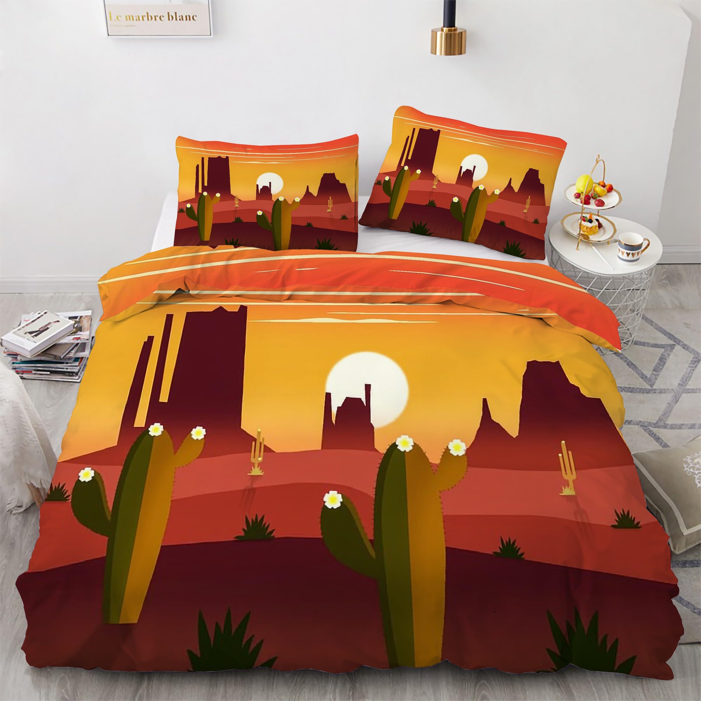 Housse couette en microfibre douce 240x260 ensemble de literie 3 pièces imprimé