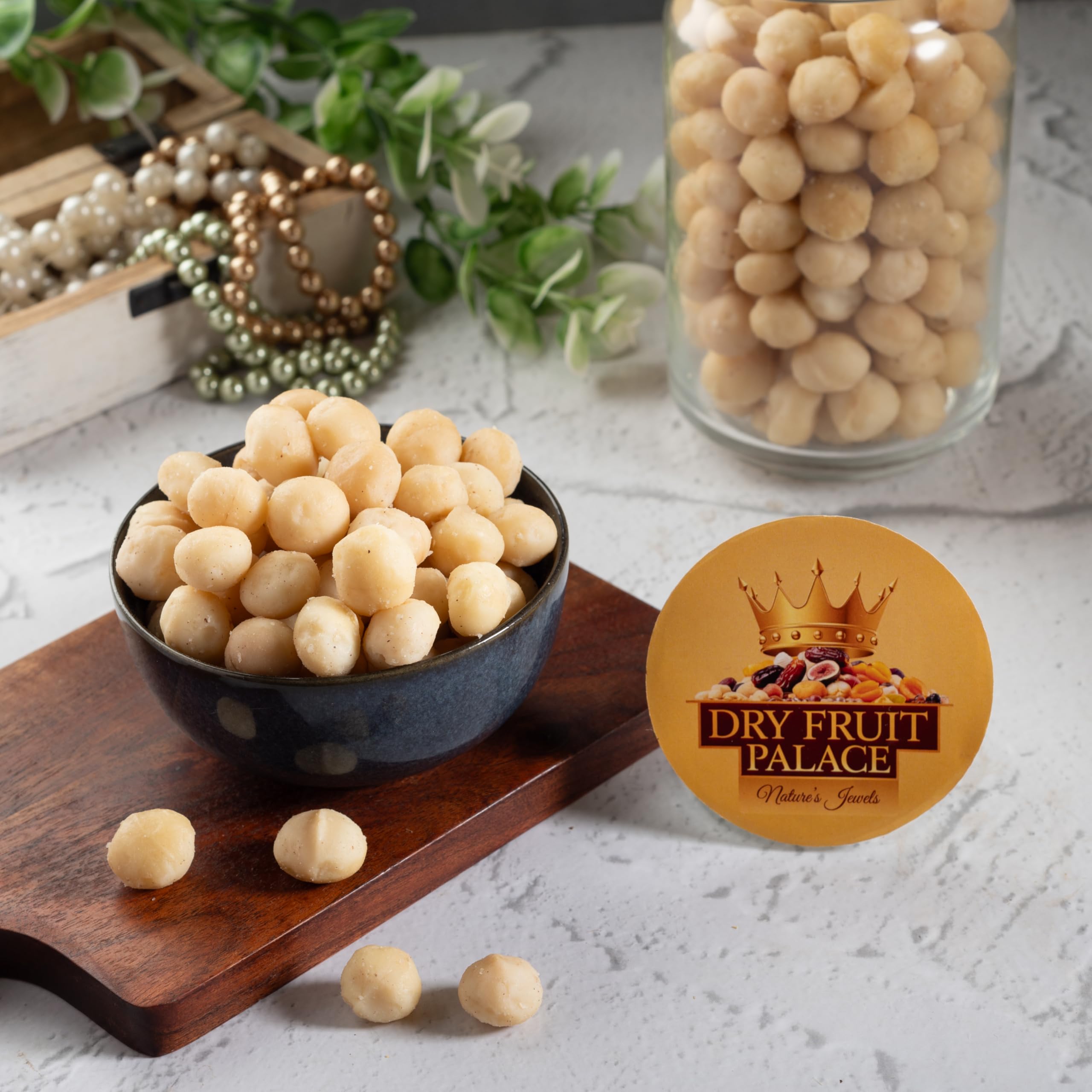 DRY FRUIT PALACE Macadamia Nuts (100 gm)