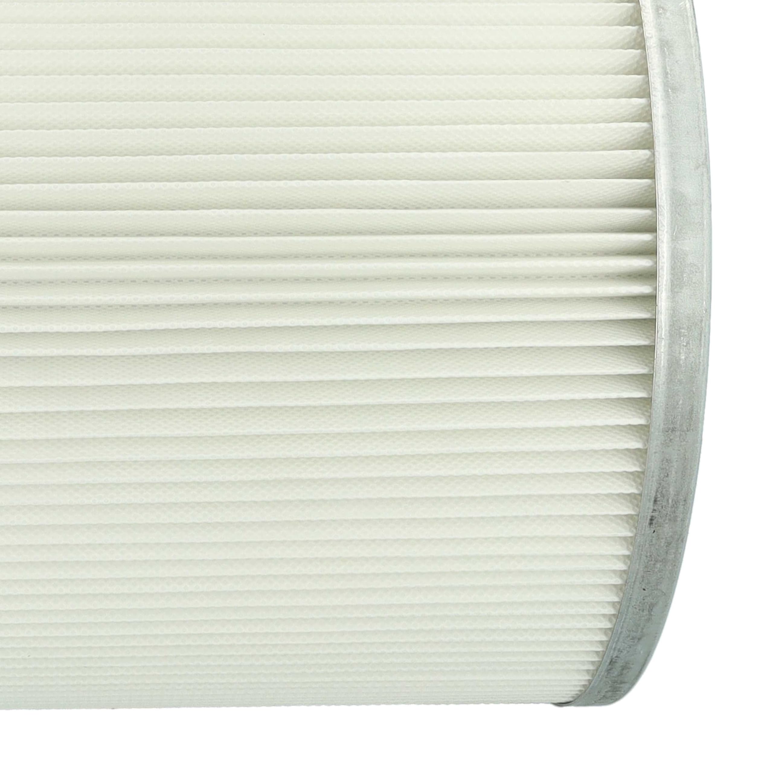 vhbw 3x Filtro plisado reemplaza Bosch 2607432008 para aspiradora - azul plata blanco lavable