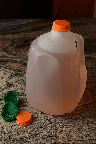 Miniatura 4 de EcoQuality Juice Containers - Botellas vacías de plástico para jugo con tapas a prueba de manipulaciones de 128 onzas, botellas de batidos, ideales