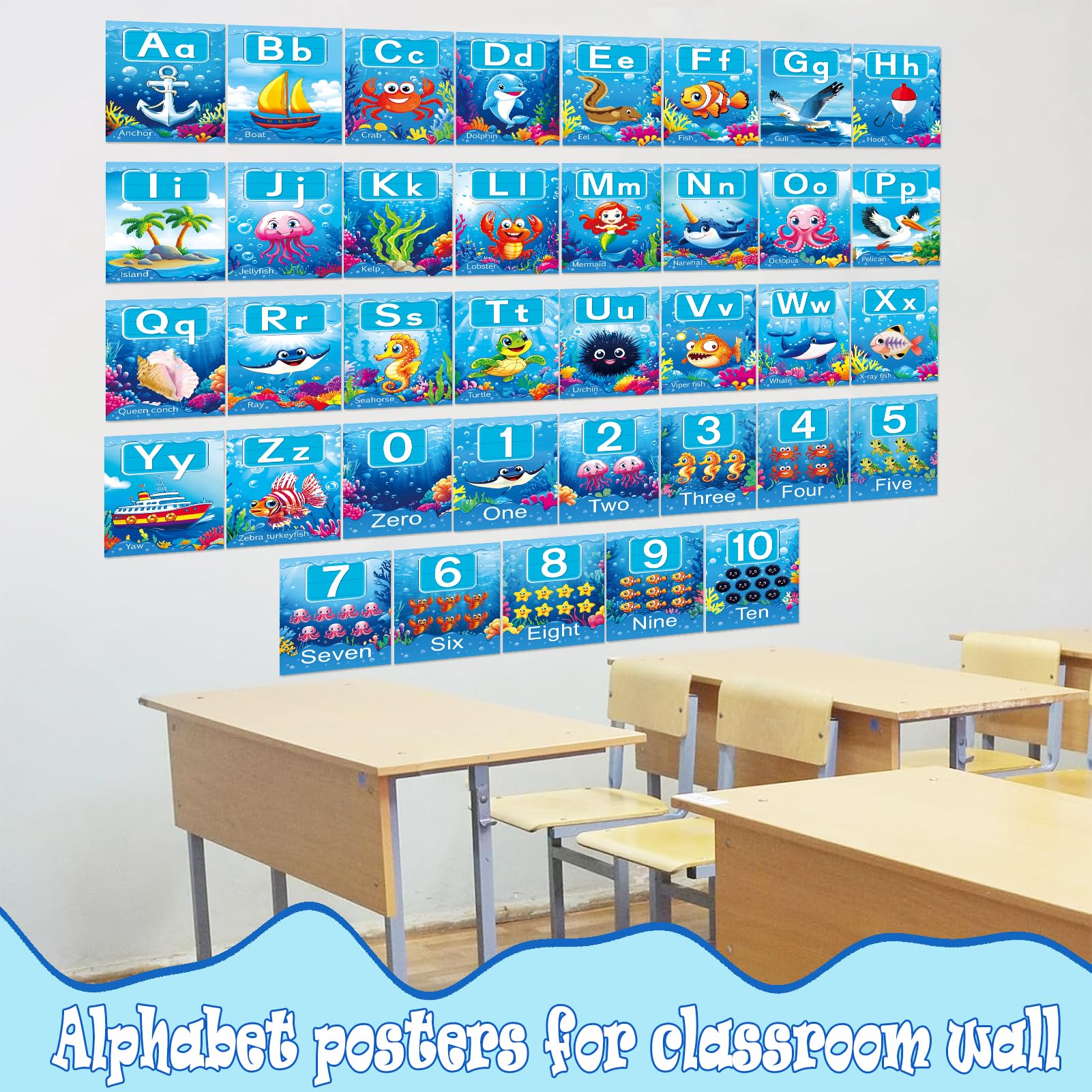 Snapklik.com : 37 Piece Alphanumeric Bulletin Board Set Submarine ...