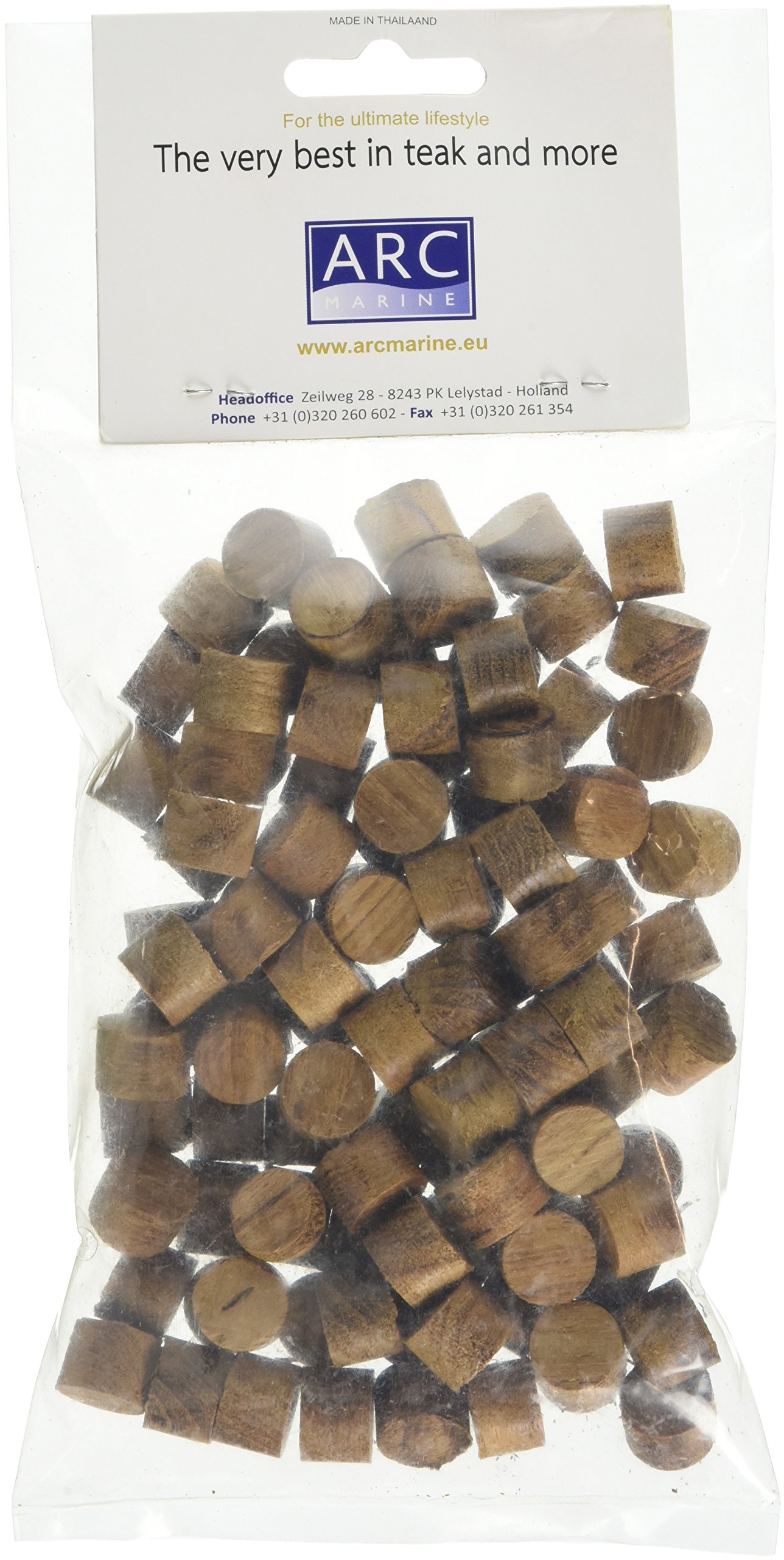 ARC Marine Plugs 15mm per 100 Plugs 15 Mm - brown, 15