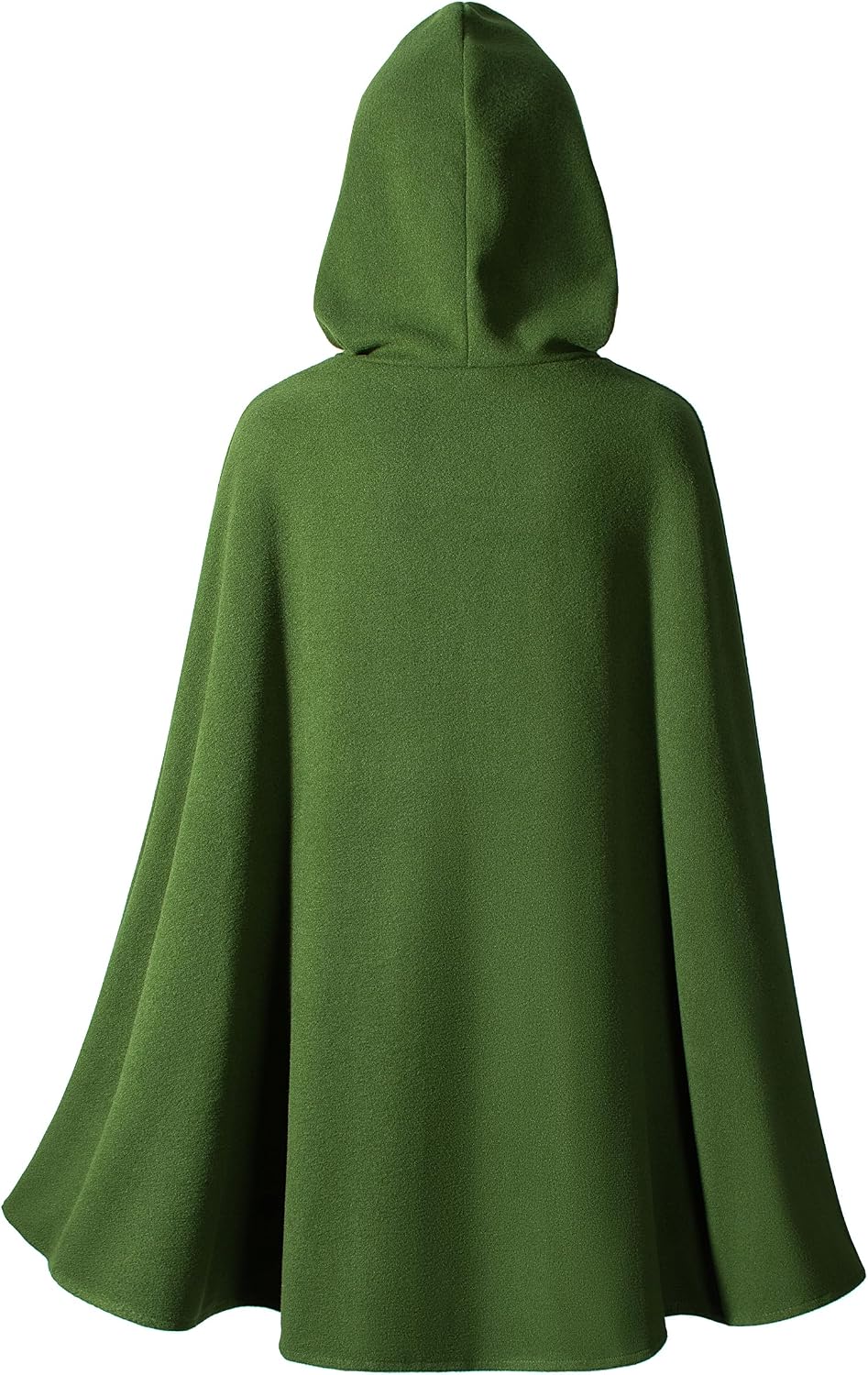 Kids Medieval Renaissance Hooded Cloak Costume Boys Girls Cape Archer Hunter Ranger Wizard Robe Cosplay