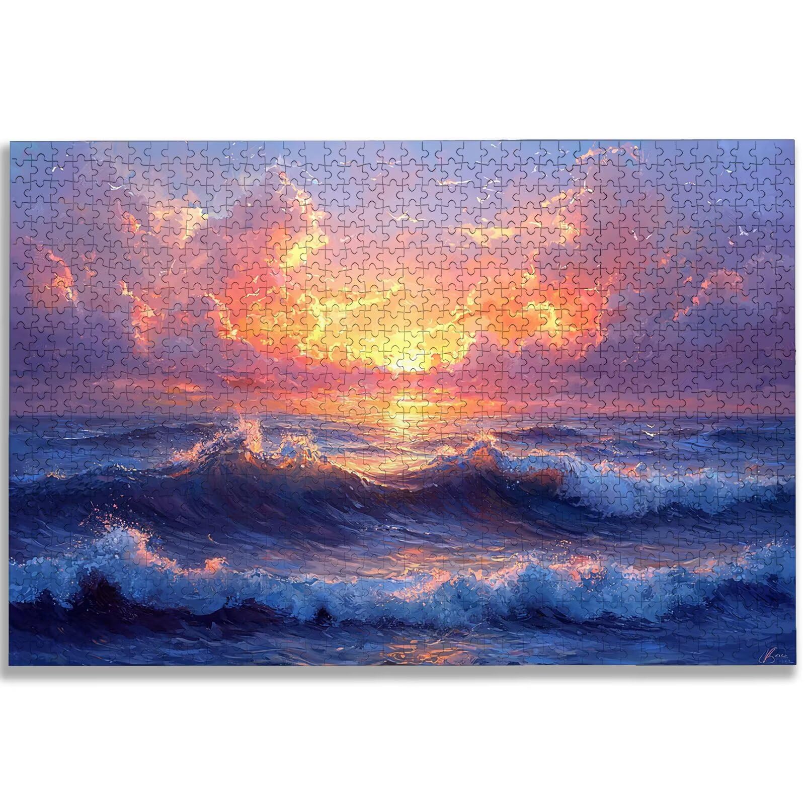 2666 puzzle morskie, 2000 elementów, dla dorosłych, krajobraz, drewniane puzzle, dla całej rodziny, drewniane puzzle do dekoracji pokoju, prezenty, 2000 elementów