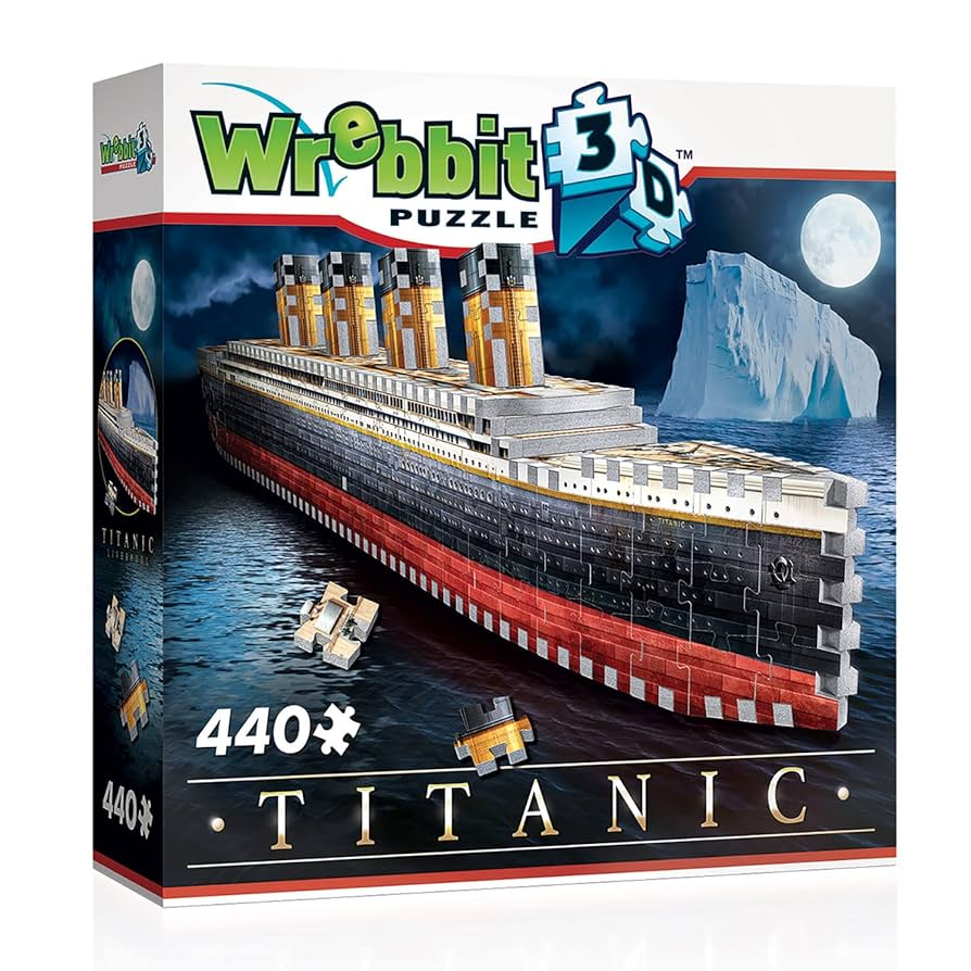 TITANIC パズル Wrebbit 3D Titanic 3D Jigsaw Puzzle - An Iconic Challenge