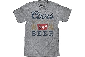 Show Your Love for the Rockies with the Men's Retro Coors Banquet Beer Shirt