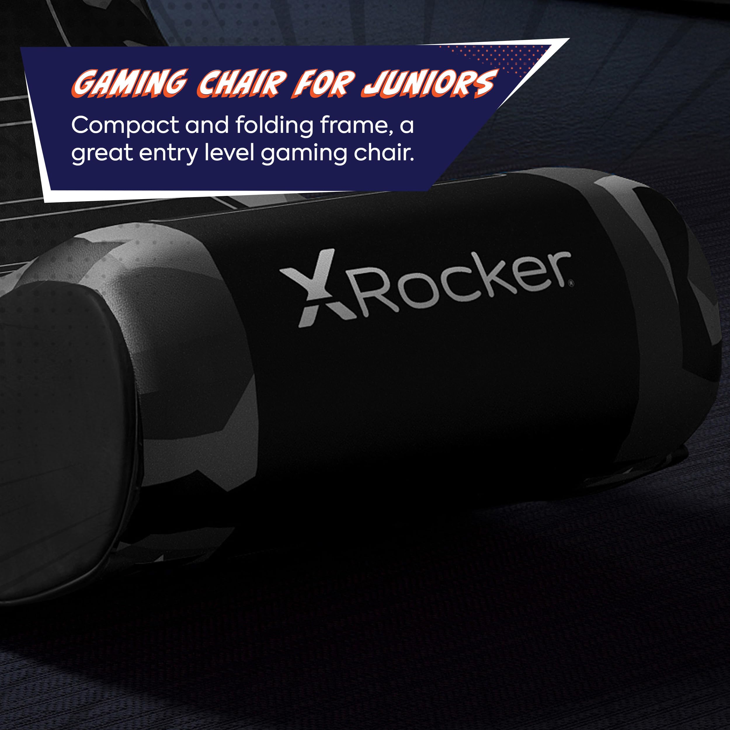 X-Rocker Video Rocker - Camo Grey