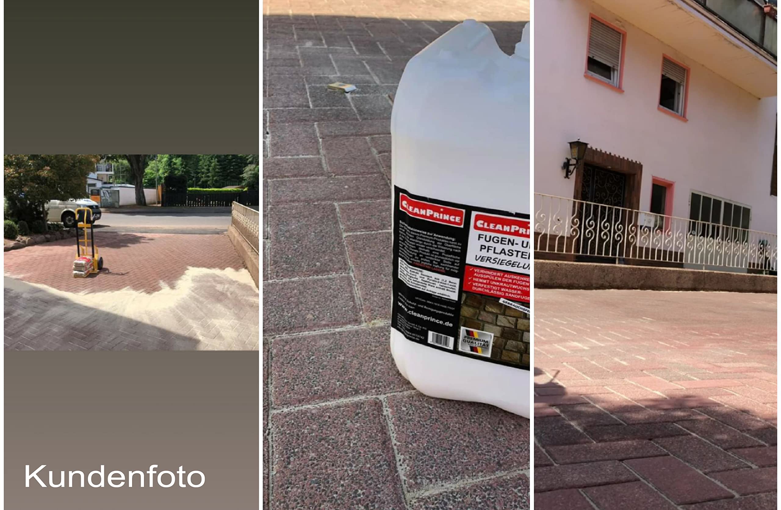 CleanPrince Uszczelniacz do fug i bruków, 5 l, środek do uszczelniania piaskowych fug