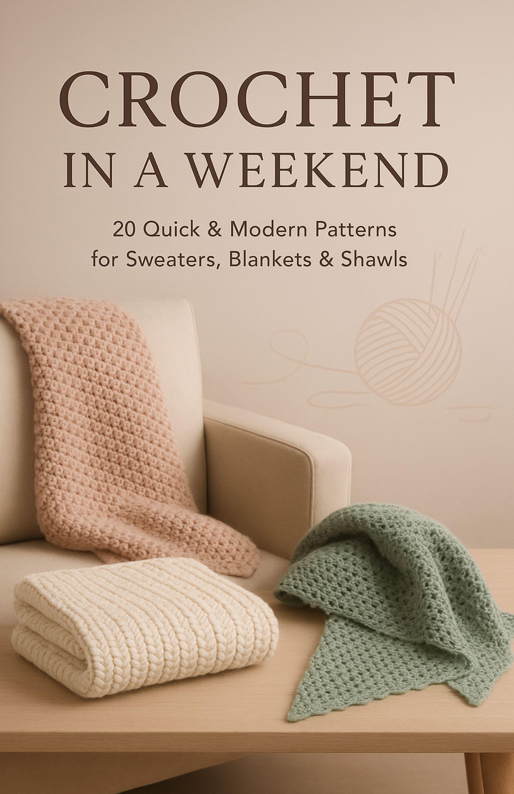 Crochet in a Weekend: 20 Quick & Modern Patterns for Sweaters, Blankets, & Shawls