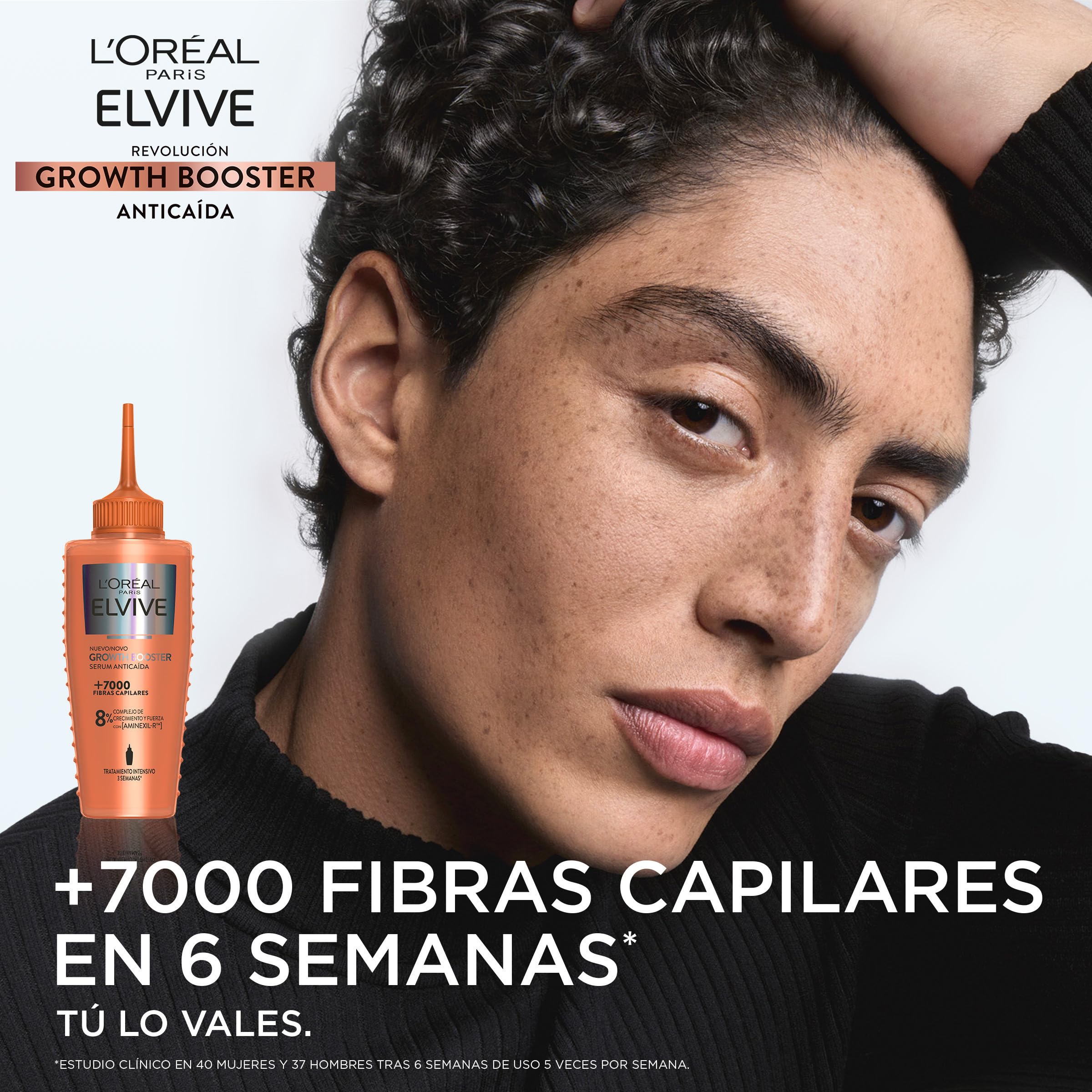 2 x L'Oréal Paris Elvive Growth Booster Serum Anticaída 102ml