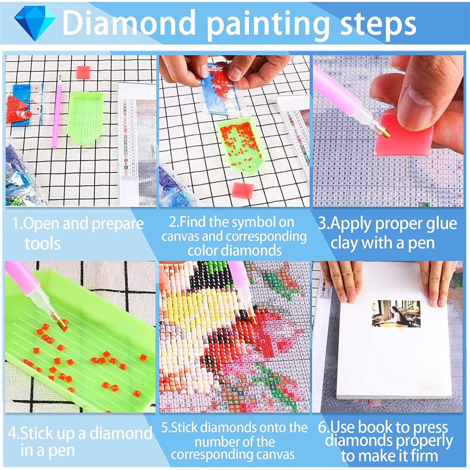 Duże zestawy do malowania diamentami 5D dla dorosłych, dzieci, Claude Monet, DIY, pełne diamenty, sztuka i rzemiosło, kwadratowe, okrągłe kropki, diamentowe obrazy, zestaw do domu, biura, dekoracja ścienna, 40 x 120 cm