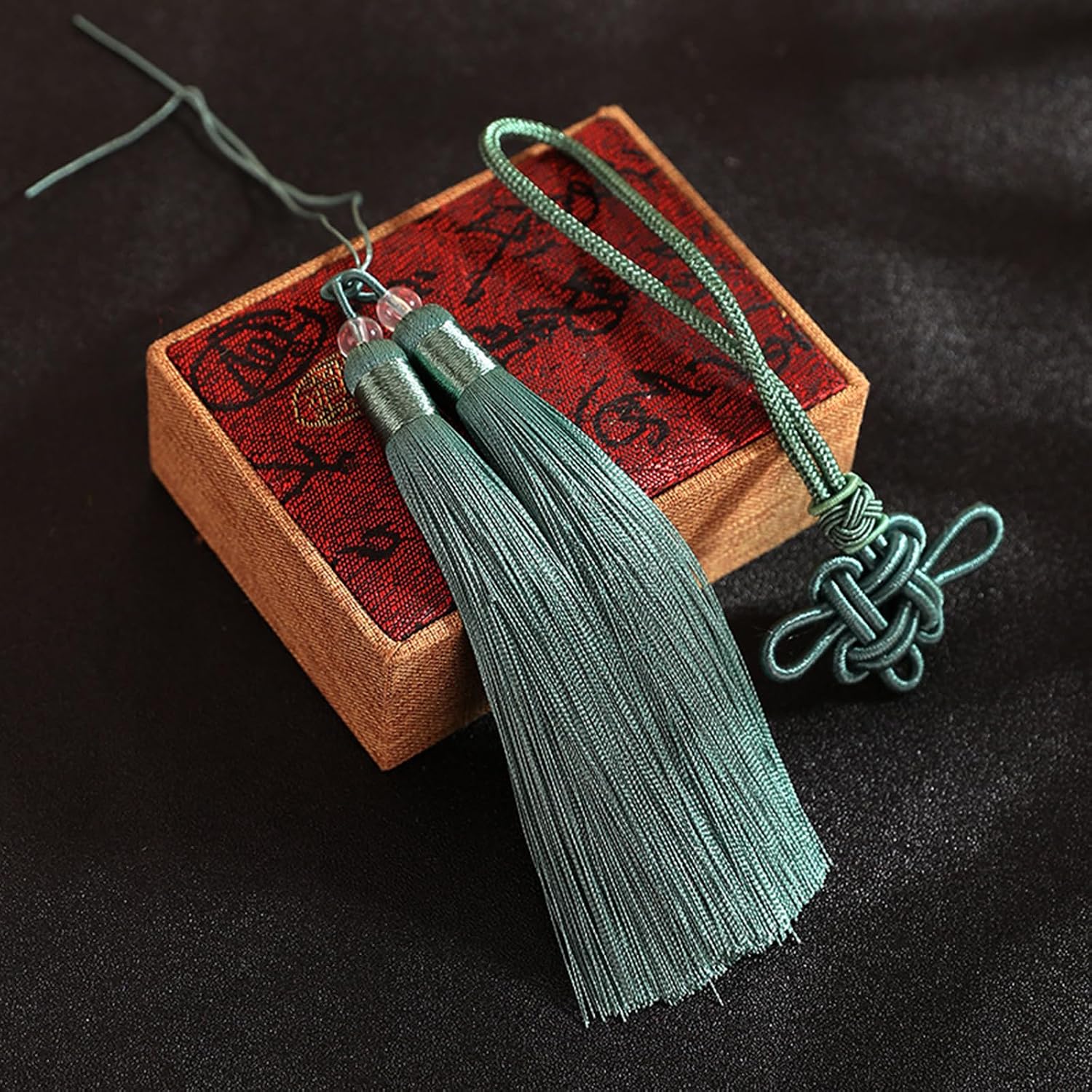 Ethnic Styles Two-Color Chinese Knot Tassels String Handmade Pendant Hanging Accessories Traditional Craft Decoration Two Tone Tassels