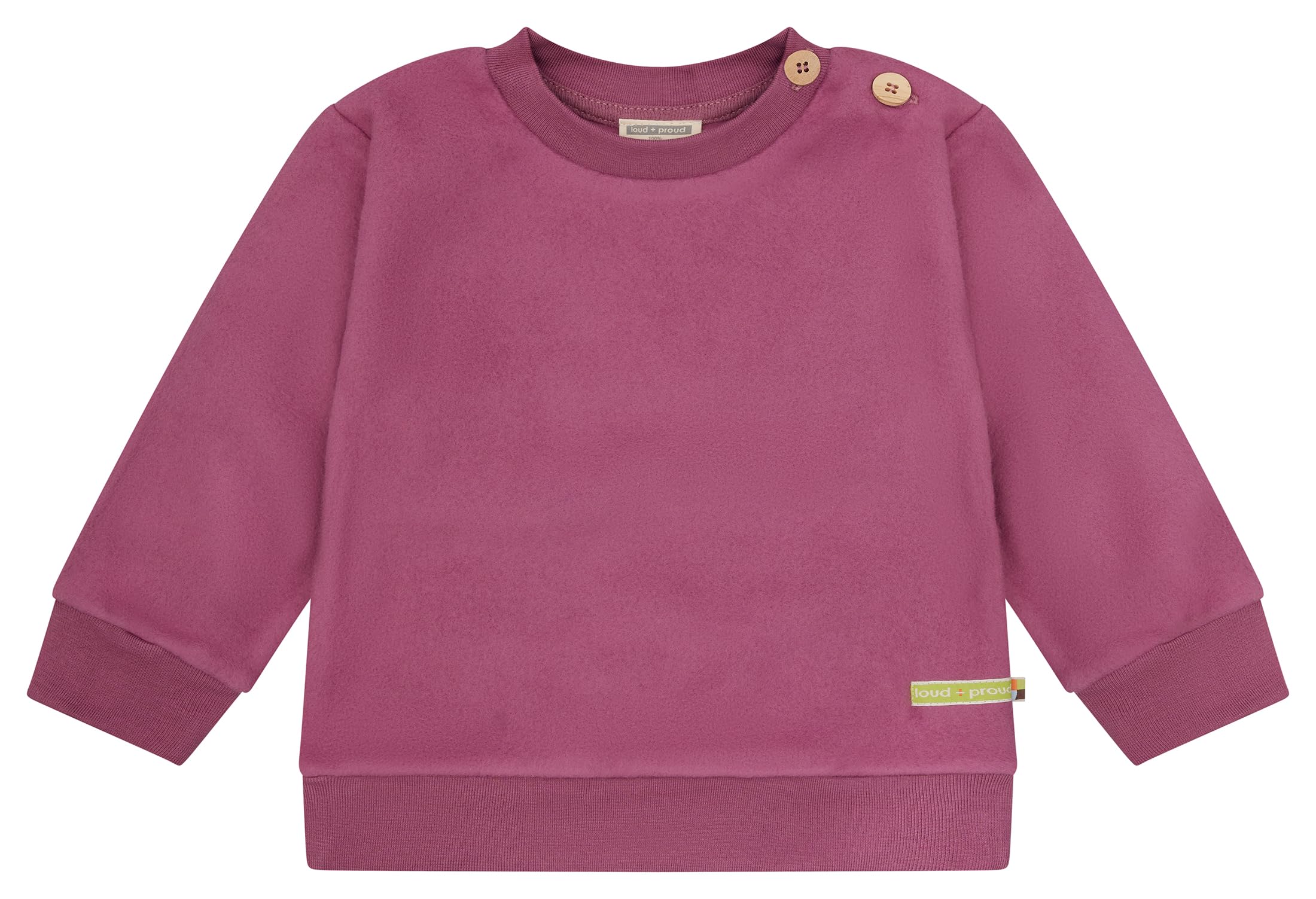 loud + proud Fleece, GOTS Zertifiziert Maglia di Tuta Bambine e Ragazze