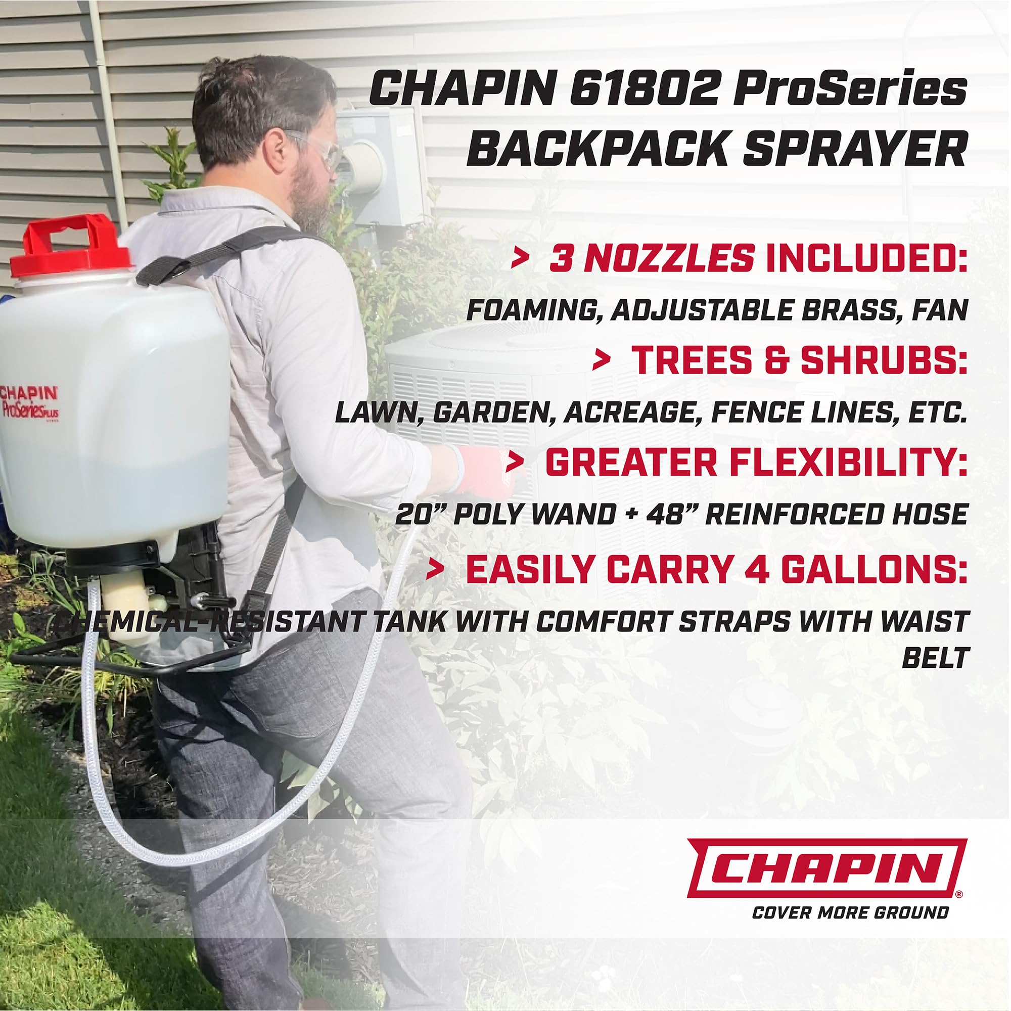 Amazon.com : Chapin 61802 4-Gallon ProSeries Plus Poly Backpack