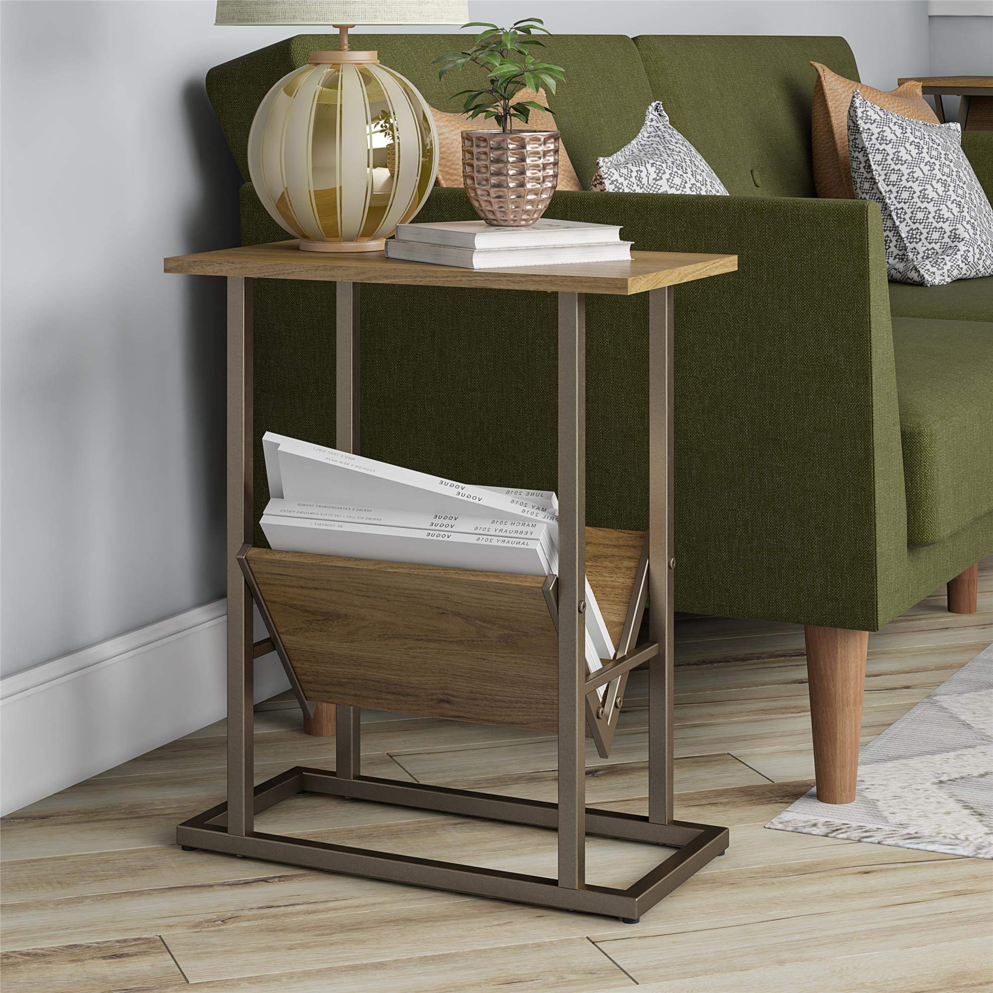Novogratz NG Regal End Table Walnut